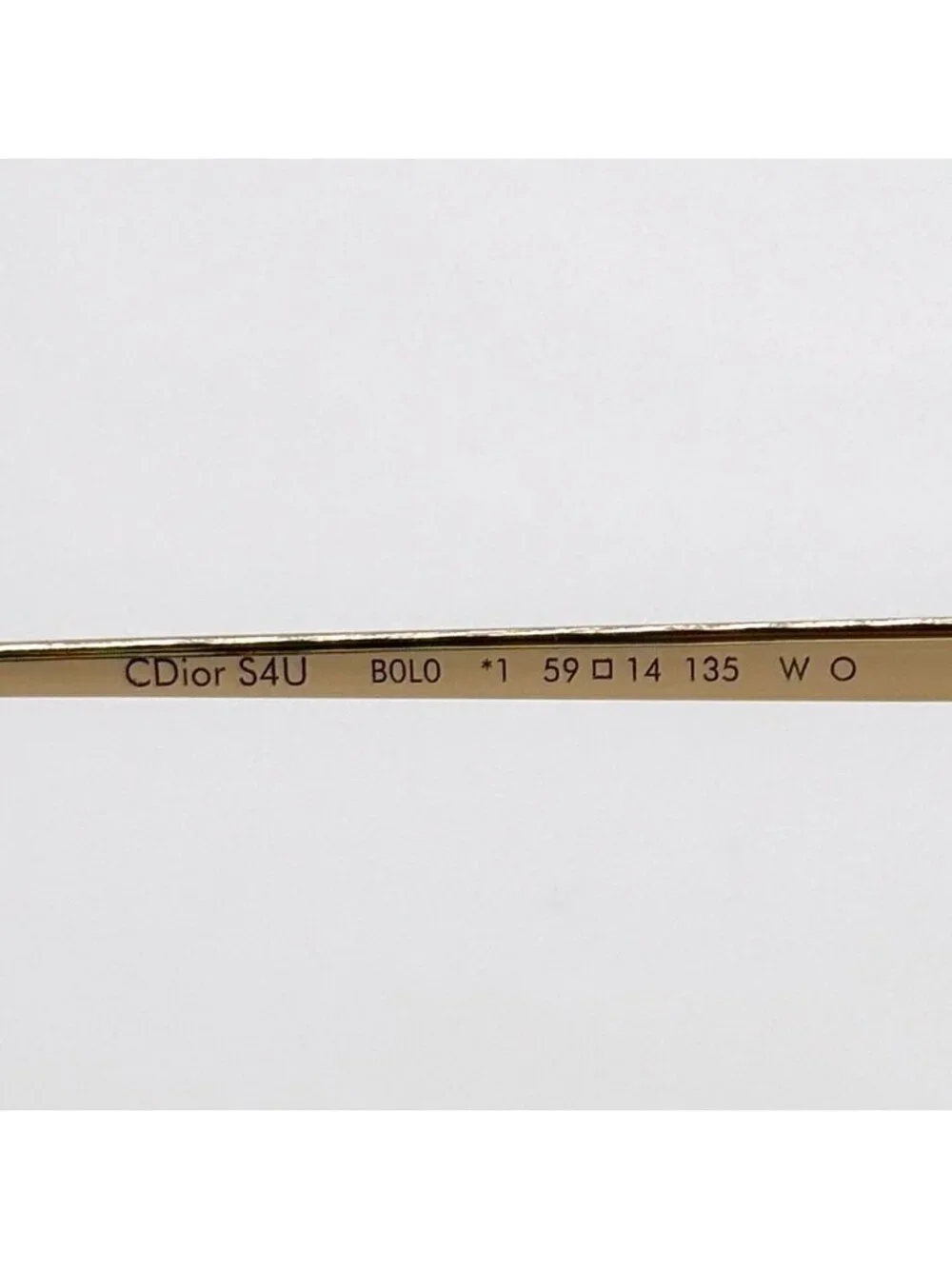 NEW DIOR SUNGLASSES CDIOR S4U B0L0 GOLD WOMEN EYEWEAR DIOR - Picture 10 of 12